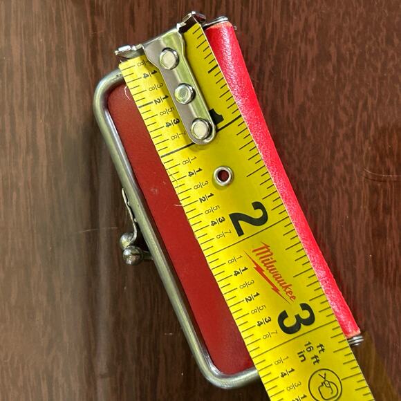 Vintage Red Leather Travel Manicure Set West Germany - Picture 9 of 11